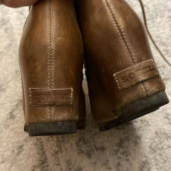 Sorel Joan of Arctic - Wedge Boots - Tan - 8.5 - Picture 9 of 10